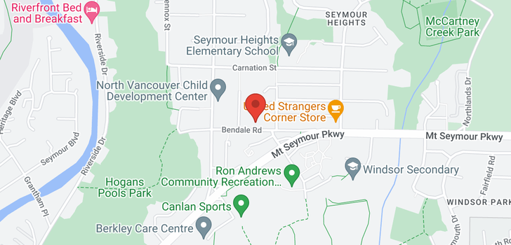 map of 2570 BENDALE ROAD